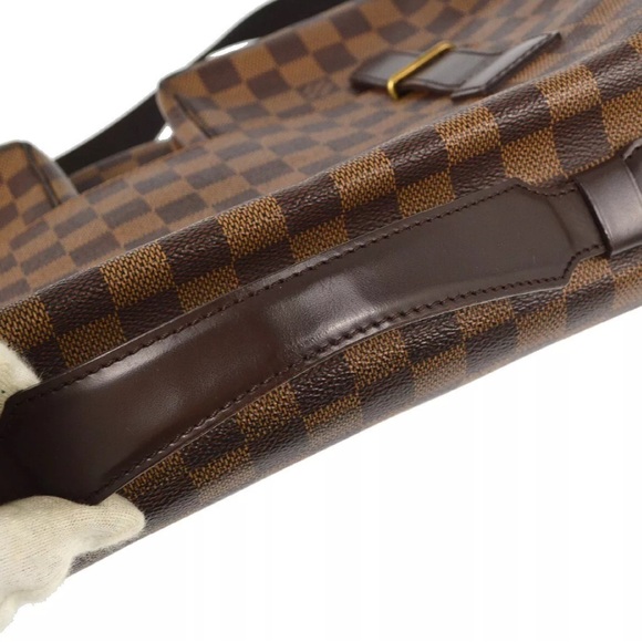 💃AUTHENTIC LOUIS VUITTON DAMIER BROADWAY 2WAY BUSINESS HANDBAG BROWN - Picture 6 of 10